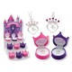 Purple Princess Crown Pendant and Necklace with Matching Gift Box